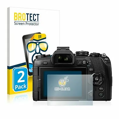 Olympus OM-D E-M1 Mark II  2 X  BROTECT® HD-Clear Screen Protector Hard-coated • $29.44