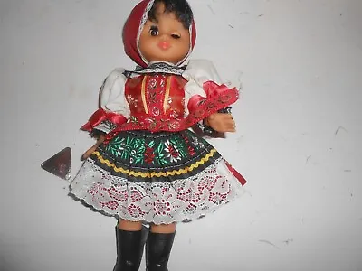 Vintage Doll From Czechoslovakia In Czech National Dress Costume Figure • £1.99