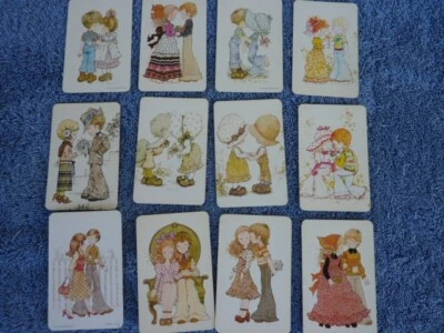 $8 • Buy Large Lot Sarah Kay Blank Backs GENUINE VINTAGE SINGLE Swap Playing Cards *GP