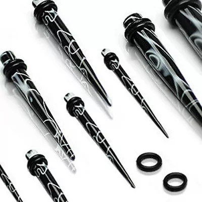 Black Marble Expanders/Tapers Stretching Kit 14g Thru 00g (e116) • $17.95