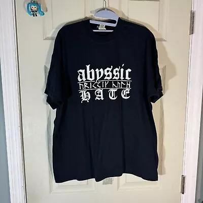 VTG Abyssic Hate Band Sz XL Black Metal DSBM Xasthur Leviathan Trist Sortsind • $99.95