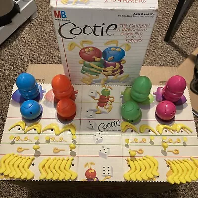 1986 Original Cootie Bug Board Game Milton Bradley 100%  Complete With Box #4782 • $17.99