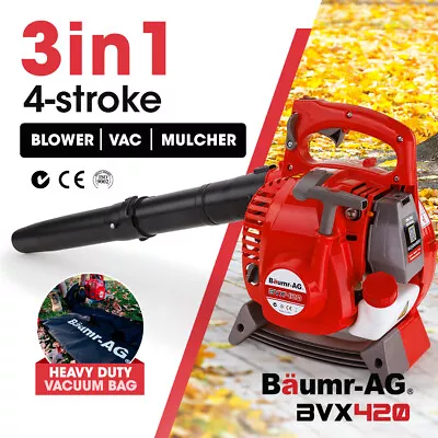 BAUMR-AG Petrol Leaf Blower Vacuum 4 Stroke - Vac Garden • $256