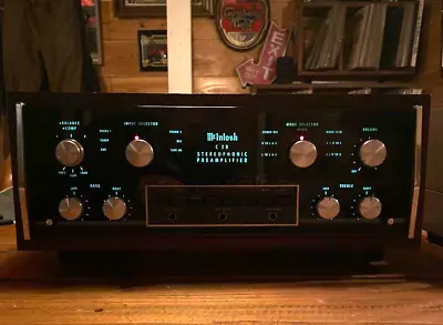 Mcintosh C28 Preamplifier Maintained Wooden Case • $1930