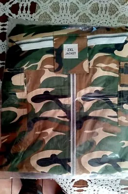 Natural Apiary Fencing Veil Beekeeping Jacket Size 2XL Camo • $49