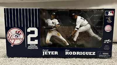 McFarlane New York Yankees Figurine 2 Pack Derek Jeter Alex Rodriguez Brand New • $20