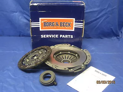 MG NEW BORG AND BECK MGB 1800 3 PIECE CLUTCH KIT COVER PLATE & BEARING Rd7 • $151.49