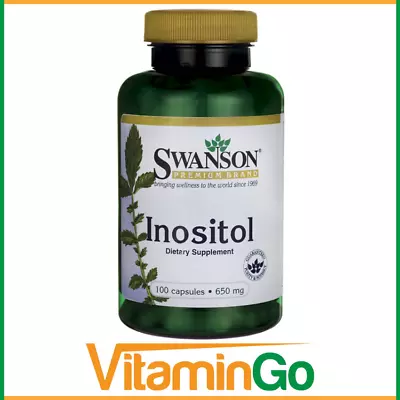 £12.99 • Buy Swanson  Inositol, 650mg  - 100 Caps  Free Shipping