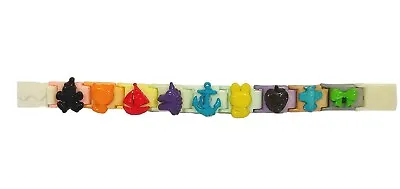 Vintage Plastic Bell Charm 1980s Cute Retro Bracelet Clown Unicorn Rabbit & More • $14.99