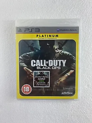 Call Of Duty Black Ops Platinum PS3 Game (factory Sealed/new) PAL - Free Post • $55.20