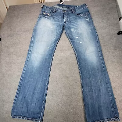 Buffalo David Bitton Jeans Mens 36x32 Blue Denim Zanity Regular Bootcut • $32.99