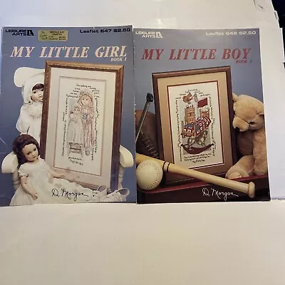 Leisure Arts My Little Boy/Girl Cross Stitch Chart By D. Morgan • $10.95