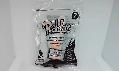 McDonalds Happy Meal RabbiDS WOBBLE Rabbid #7 4 1/2  Figure Ubisoft 2015 NEW • $10.99