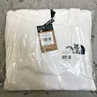 $47 • Buy *NEW* MEN THE NORTH FACE Box Logo Pullover Hoodie White (NF0A7UNS LA9) Sz MD-2XL