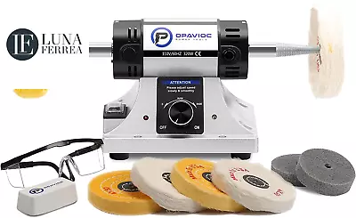 Jewelry Polisher - Adjustable Variable Speed Bench Grinder Polishing & Buffing M • $133.09