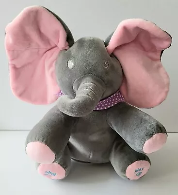 Elza Interactive Plush Elephant Musical Singing Animated Stuffed Animal • $14.95