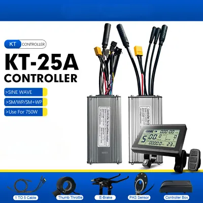 E-bike Controller 24V/36V/48V 500W 750W 9 Mosfet Controller With LCD Didplay  • $233.70