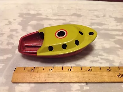  Vintage Antique Tin Steam Powered Pop Pop Toy Boat • $22.50