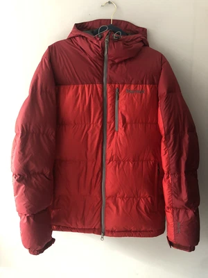 £100 • Buy Marmot Men’s Medium Jacket Coat Two Tone Red Goose Down 650 Fill