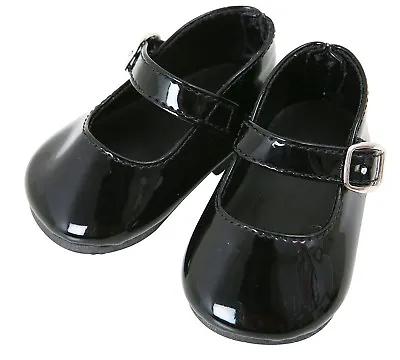 Black  Patent Mary Jane School Shoes For Dolls Lots Of Sizes ! £6.00 • £6