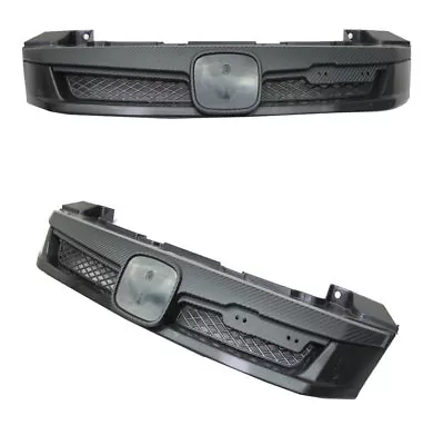 Mugen Style Grill For 2012 Honda Civic Sedan Unpainted W Carbon Print Overlay • $129.95