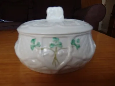 £7.50 • Buy Belleek Irish Porcelain Powder Bowl / Trinket Box 