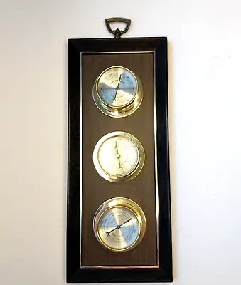 Vintage Springfield Weather Station Temperature Barometer Humidity Working • $19.99