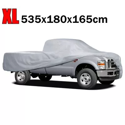 170T Waterproof UV Dust Rain Snow Resistant SUV Full Car Cover For 4WD 4x4 UTE • $41.39