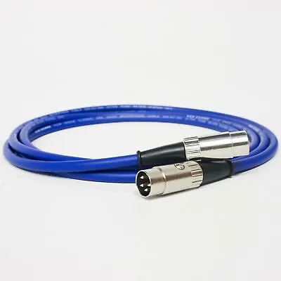 Premium QUAD 4 Pin Din To 4 Pin Din Lead. Pre-amp To Power-Amp. 3344 303 405 • £50.43