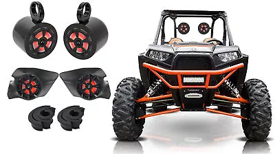 Rockville Kick Panel+Tower LED Speakers For 2014-17 Polaris RZR 1000/900S/Turbo • $319.85