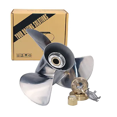 Boat Propeller 13x19 For Mercury Outboard Engine 40-140HP Stainless Steel Prop • $269.99