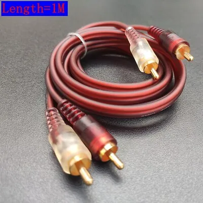 2RCA To 2RCA Male HIFI/TV/ DJ/Mixer/Stereo System Audio Cable  1M 3M • $4.49