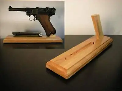 Luger P.08 9mm Cherry Wood Display Stands • $20.99