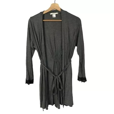$29.95 • Buy Zara Home Gray Long Sleeve Lounge Robe S
