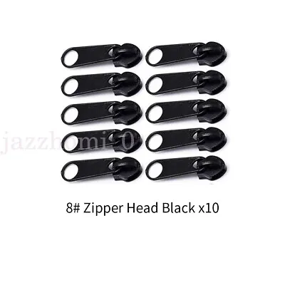 10/30x Universal Zippers Head Repair Kit Replacement Instant Zip Slider Zipper • £2.85