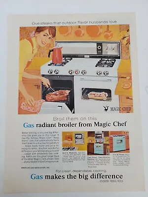 1965 Magic Chef Radiant Broiler Gas Range Oven Stove Kitchen Vintage Ad • $9.99