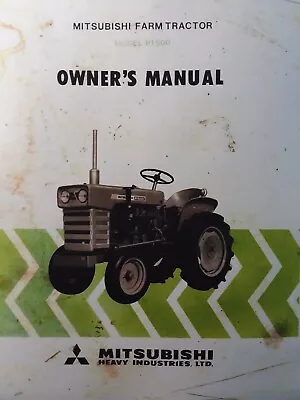 Mitsubishi R1500 Compact Farm Tractor Owner & Parts (2 Manual S) +Sales AD Sheet • $259.95