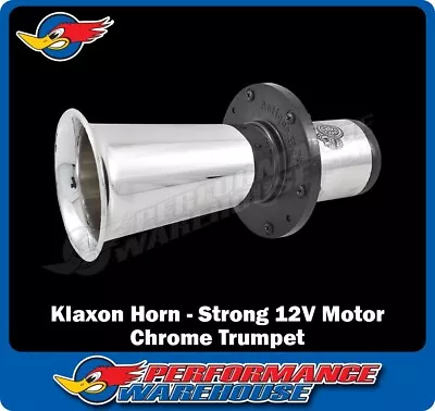 Ah-Ooo-Gah Klaxon Horn 12v Chrome Vintage Hot Rod Sports Car W/Strong Motor • $46.50