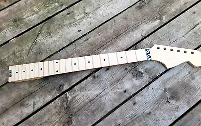 Mars 22 Fret Spokewheel With Floyd Rose Maple Guitar Neck Replacement DIY • $119