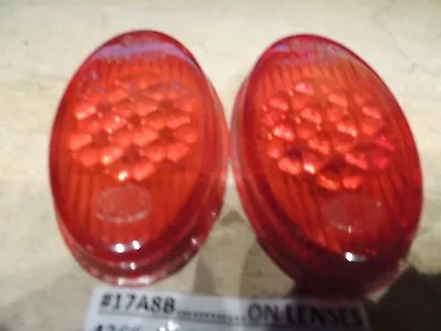 VW Snowflake Tail Light Lens VW Bug Beetle 56-61 HELLA USED.MATCHED PAIR 4366 • $99.99