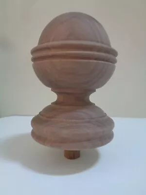 WOOD FINIAL UNFINISHED FOR NEWEL POST FINIAL OR CAP  Finial #122 • $48.95