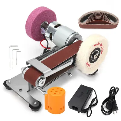 £8.92 • Buy Grinder Mini Electric Belt Sander DIY Polishing Grinding Machine Sanding Machine
