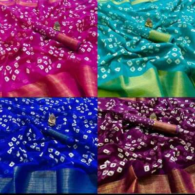 £11.99 • Buy Saree Sari Indian Party Wear Wedding Designer Pakistani Women Bollywood Saree 