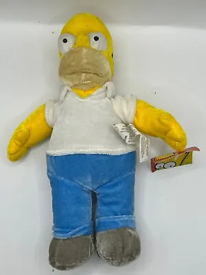 The Simpsons Plush Soft Toy ‘Homer’ 8 Inch Collectable 2005 Matt Groening • £19