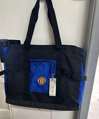 Adidas MANCHESTER UNITED Tote  BAG Large Training Bag  Pockets • £20