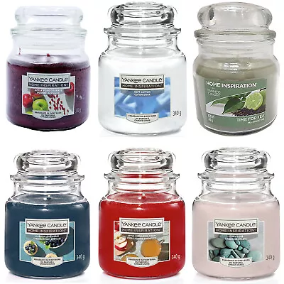 Yankee Candle Medium Jar 340g Stony Cove Soft Cotton Time For Tea Pomegranate • £13.17