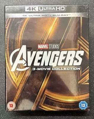 Avengers Collection (1-3 Box-set) (4k Ultra-HD) (Blu-ray) - Free UK P&P • £21.99