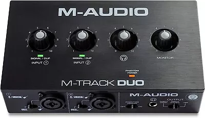 M-Audio M-Track Duo – USB Audio Interface BRAND NEW • $59.90