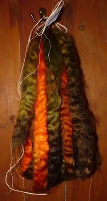 Hand Dyed Spinning Fiber / Mohair / Seaweed • $32