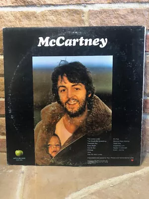 1970 PAUL McCARTNEY Self-Titled APPLE LP / STAO 3363 VG • $15